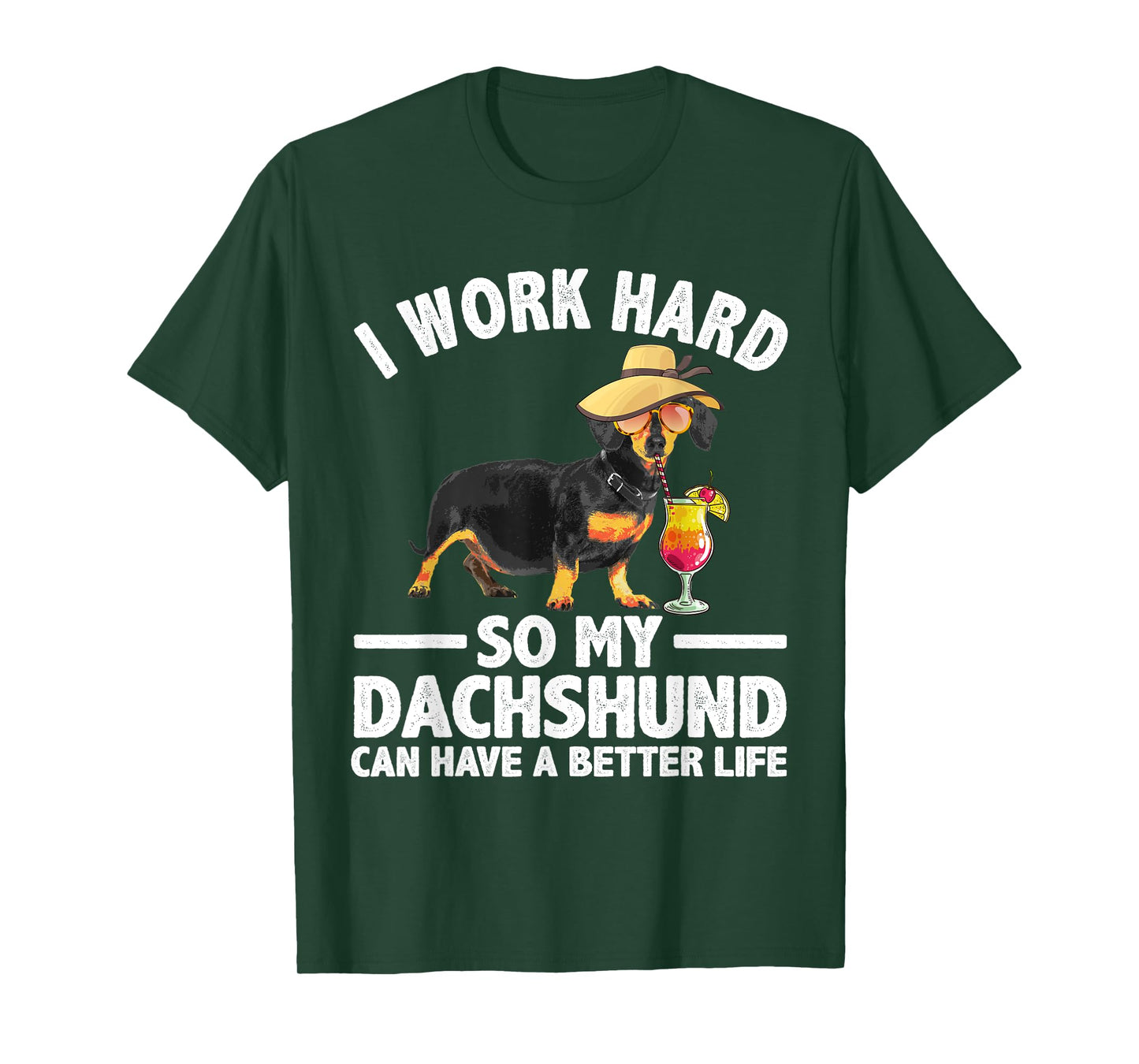 Cool Dachshund Art For Men Women Wiener Dog Dachshund Lovers T-Shirt