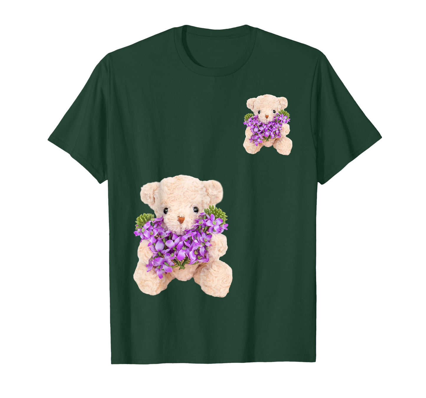 Cute 2 Bear Funny Unisex Design For Men Women Kids Tee T-Shirt
