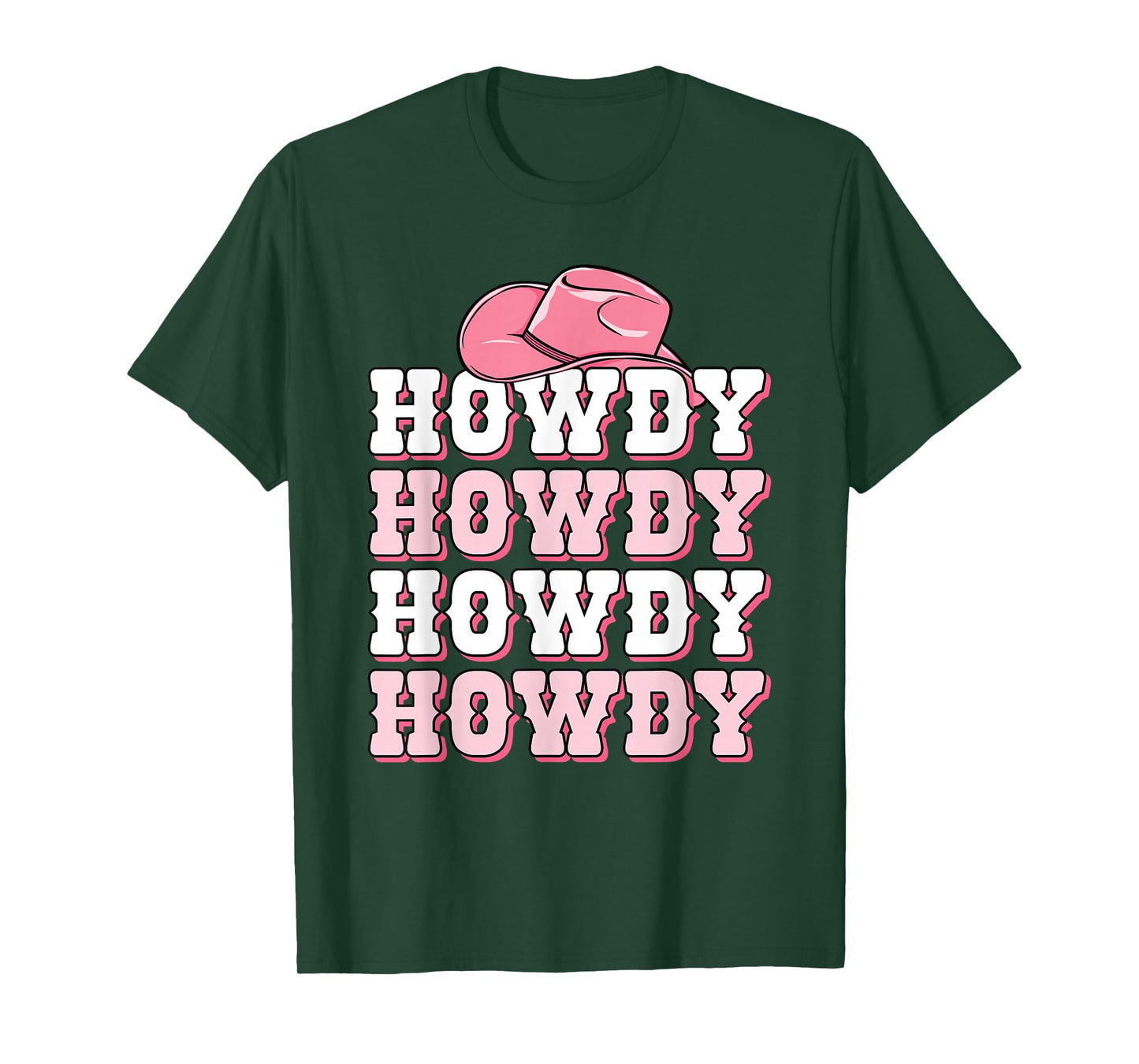 Cute Howdy Western Country Cowgirl Texas Rodeo Women Girls T-Shirt