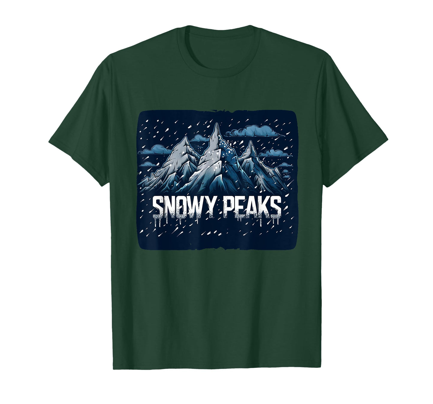 Snowy Peaks Statement for an Alpine Adventure Look T-Shirt