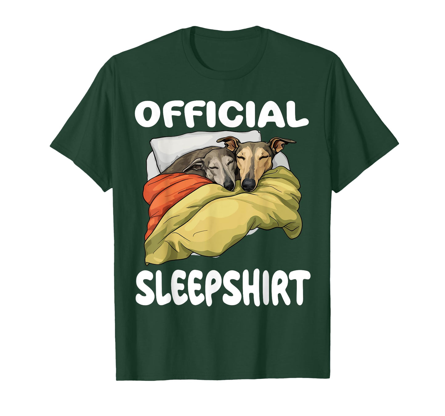 Greyhound Dog Official Sleepshirt Pajamas Nightgown Men Women Girls Kids T-Shirt