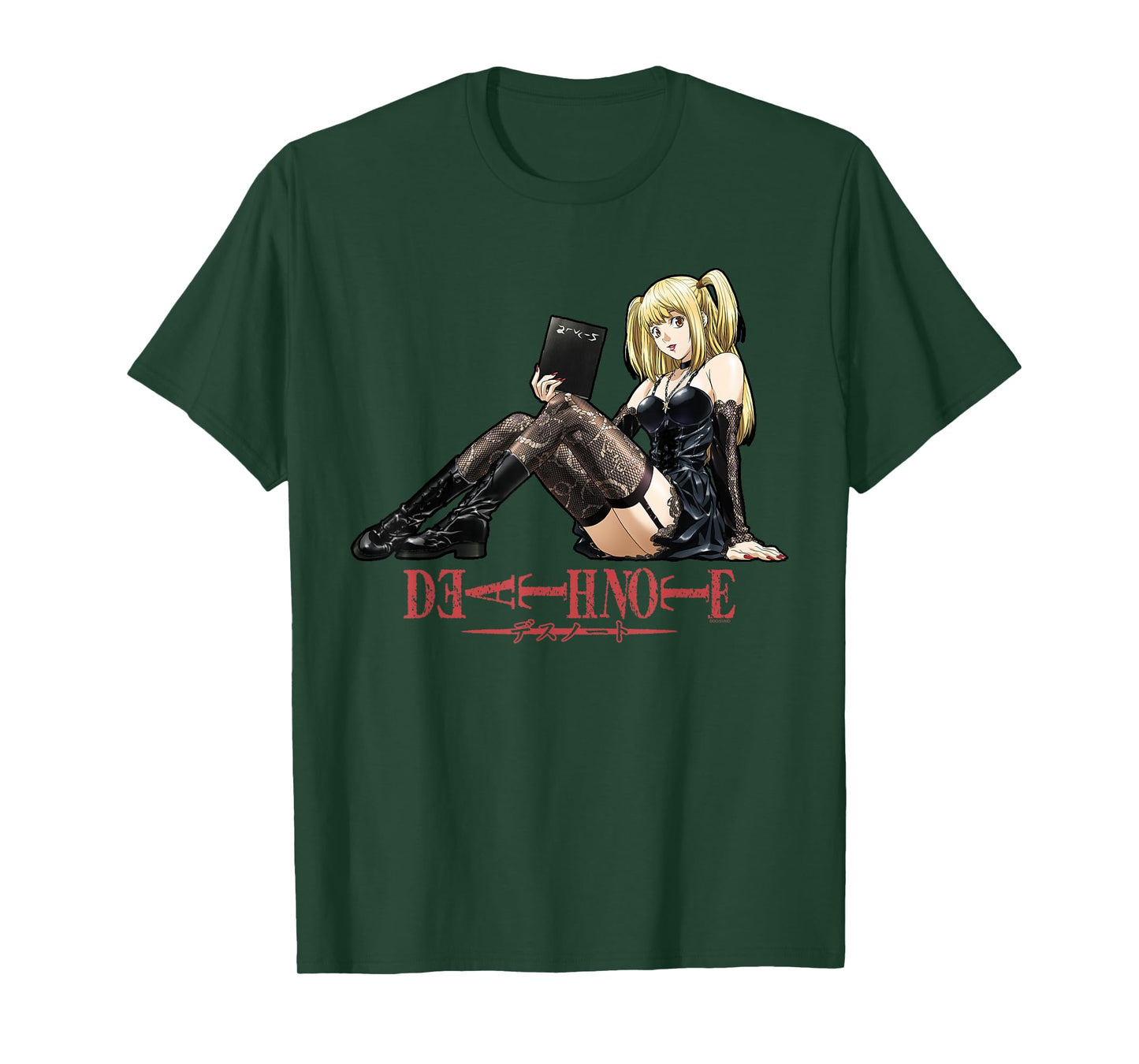 Death Note Misa Amane on Show Logo Anime T-Shirt