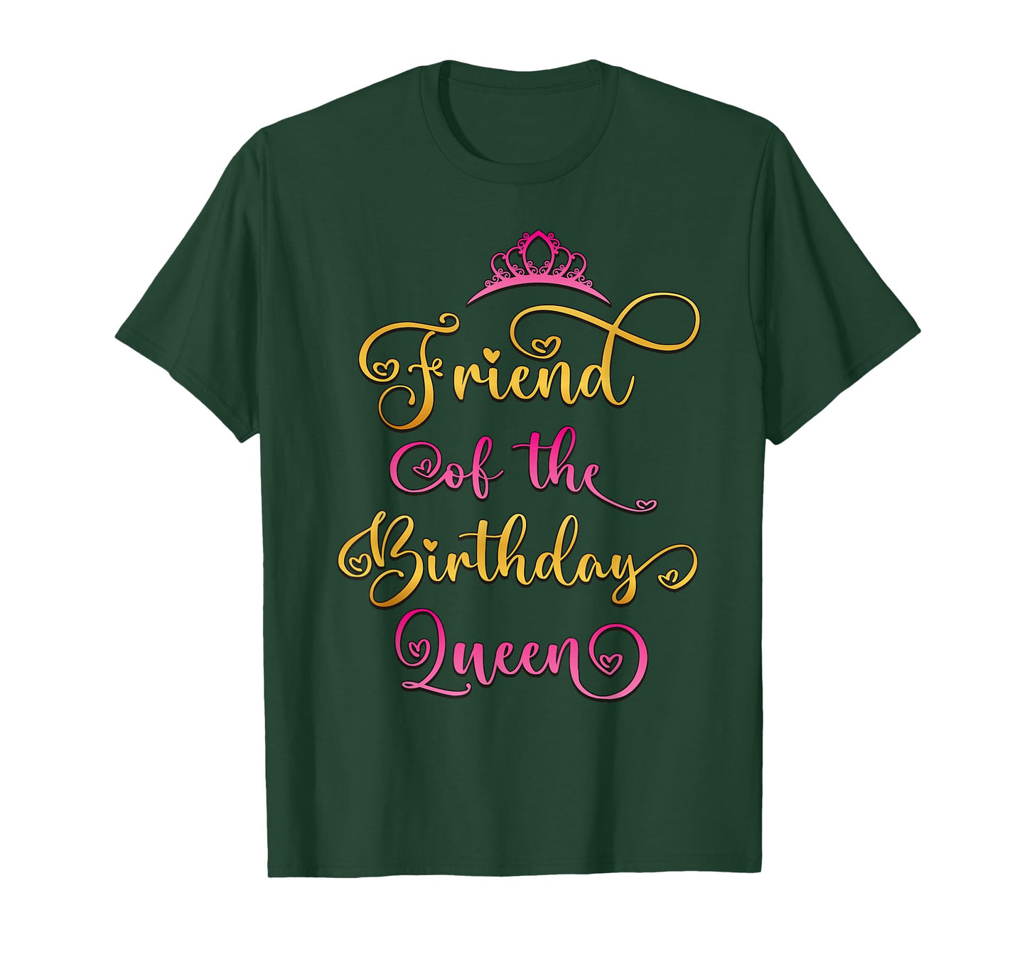 Friend of The Birthday Queen Bday Party T-Shirt