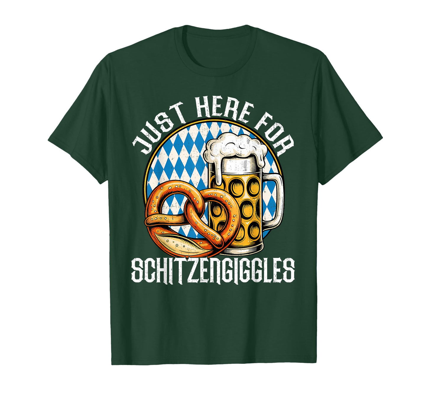 Happy Oktoberfest Beer Pretzel Pumpkin Festive Men Women T-Shirt