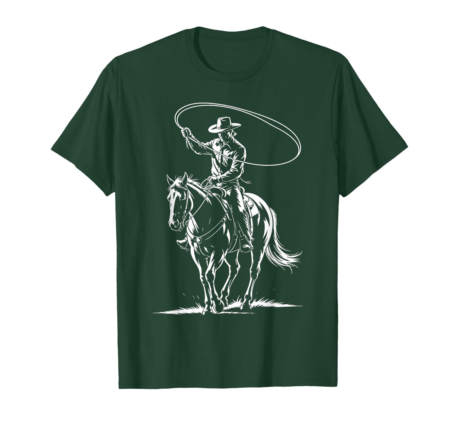 Western Country Men Rodeo Retro Southern Cowboy T-Shirt