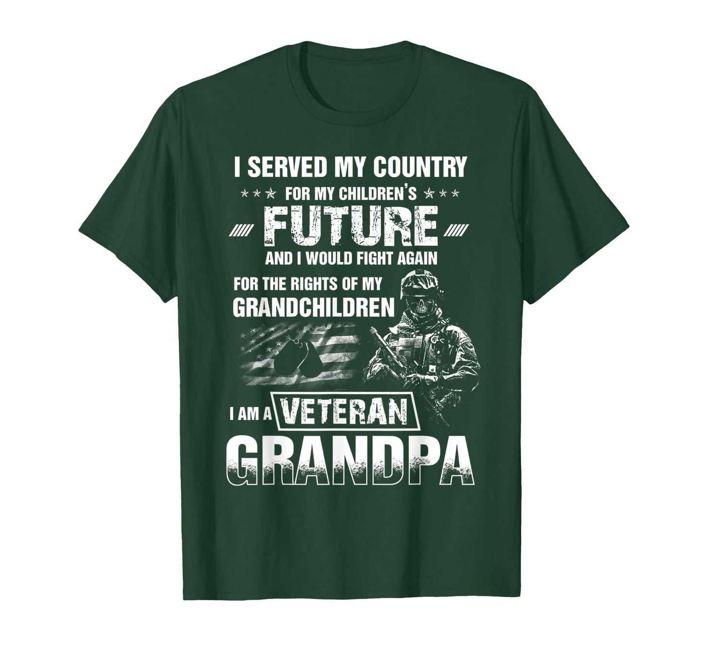 I Served My Country For My Children's Future T-Shirt