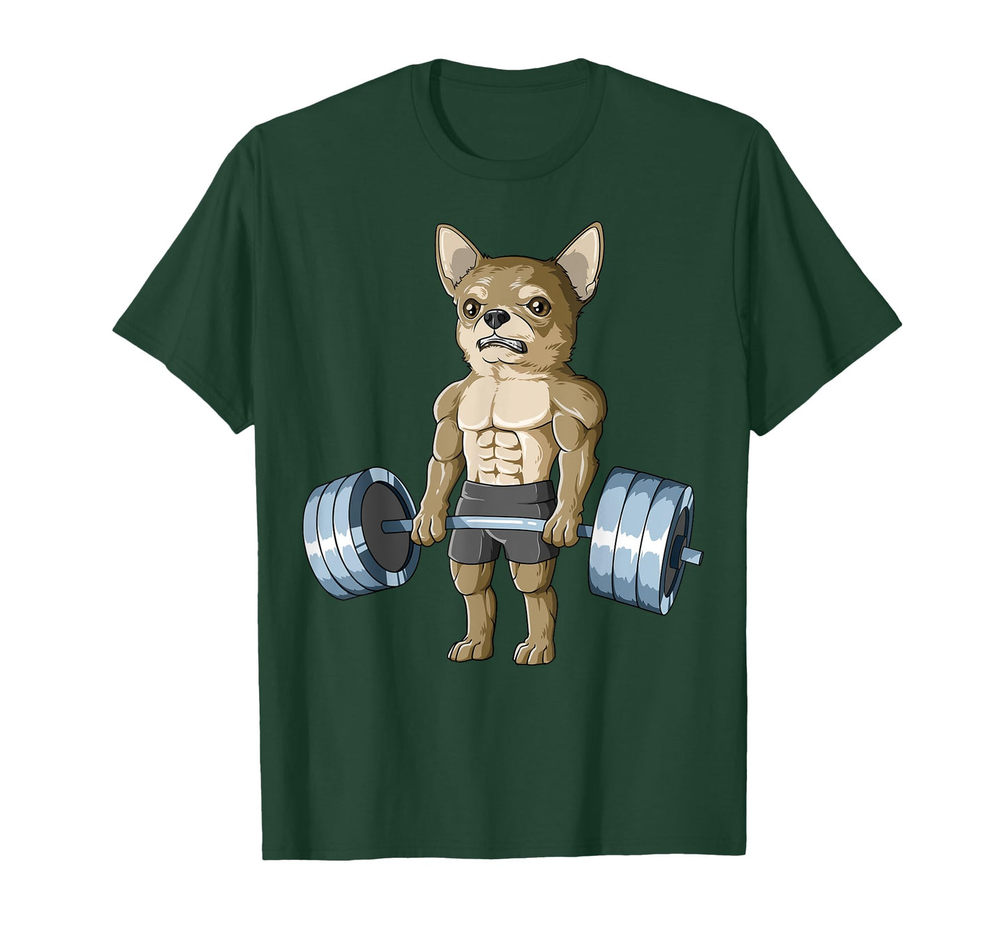 Weightlifting Chihuahua Deadlifting Chihuahua Powerlifting T-Shirt