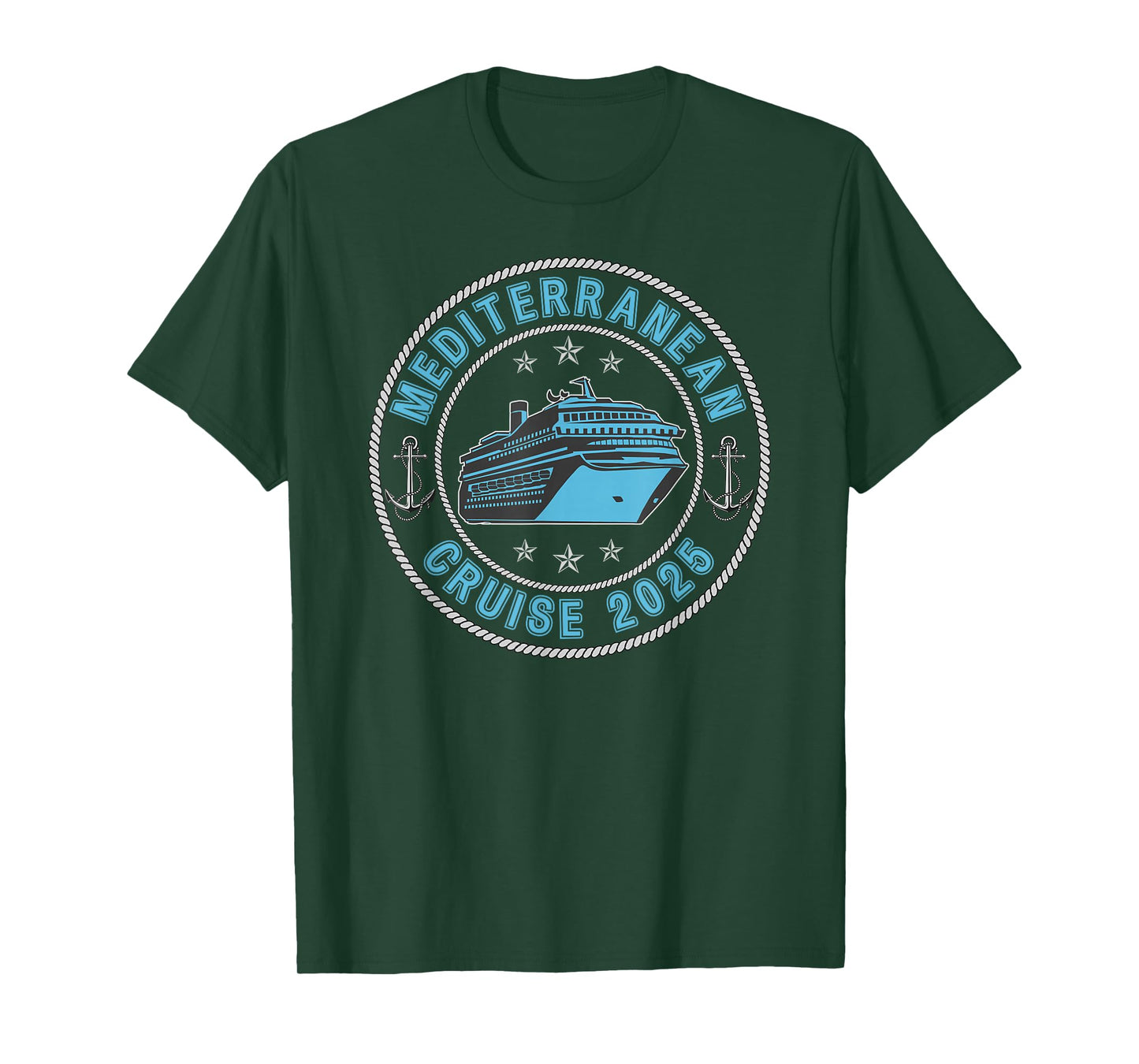 Mediterranean Cruise 2025 European Cruising Family Cruise T-Shirt
