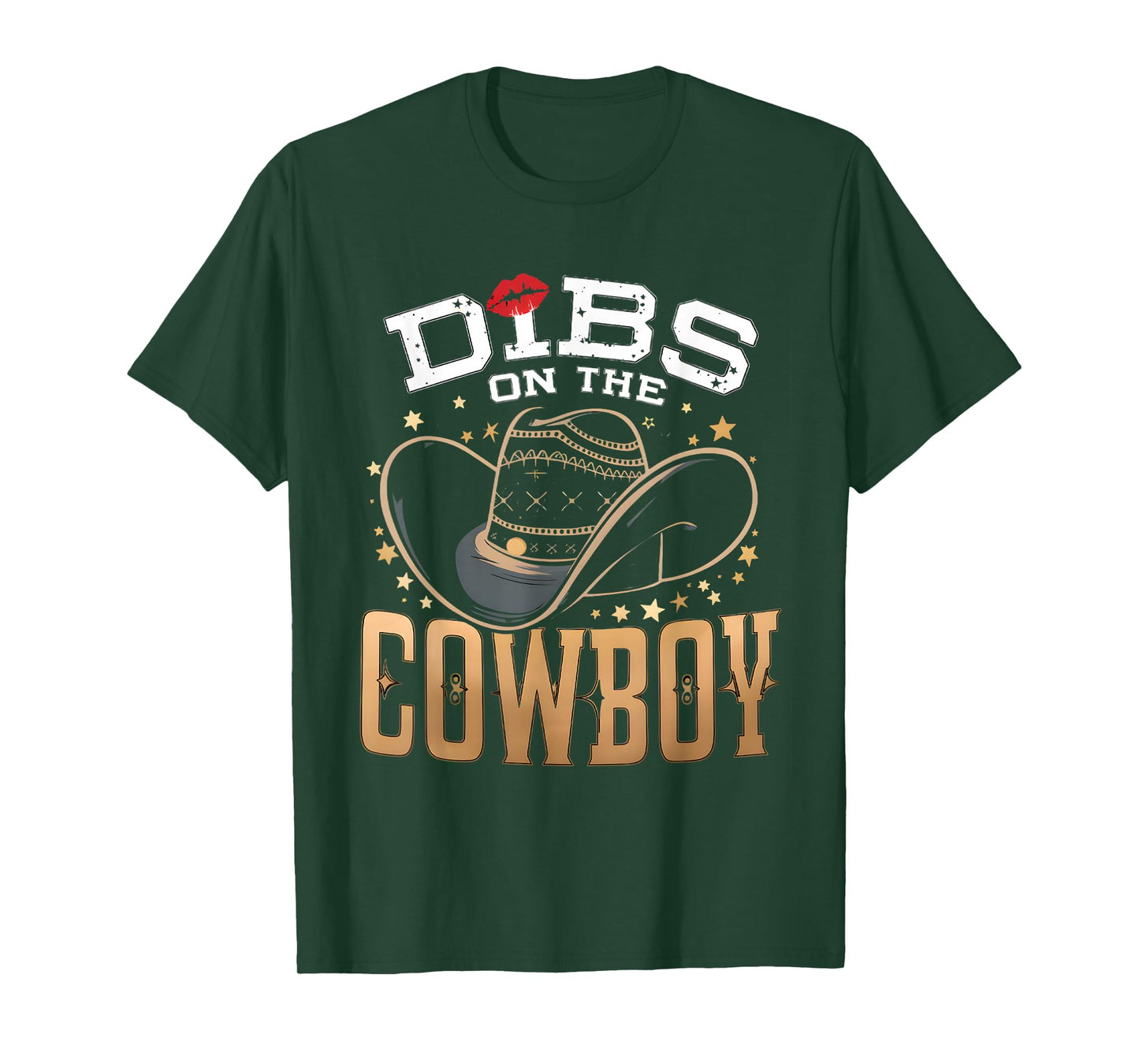 Dibs on the Cowboy Vintage Western Country Women T-Shirt