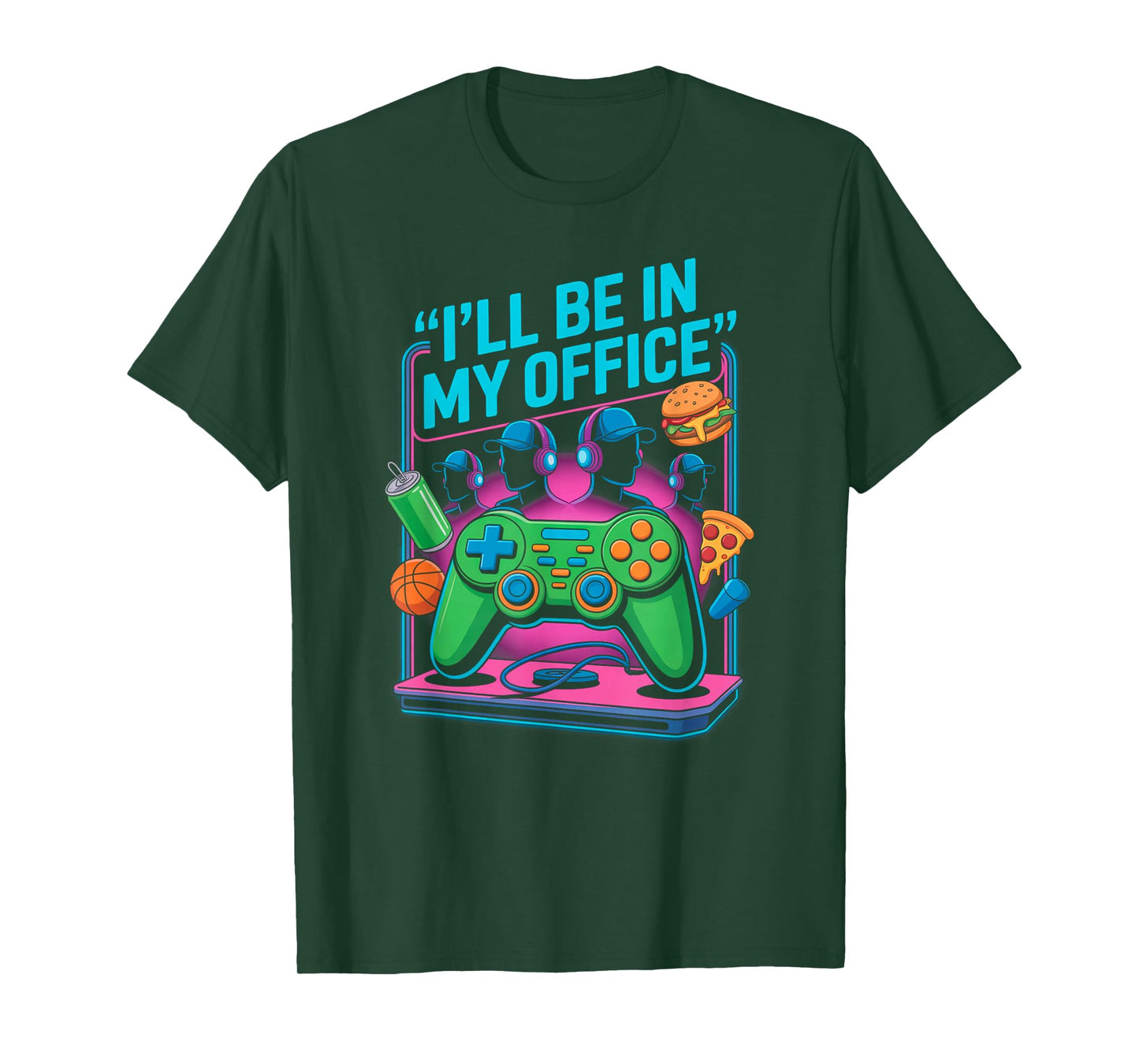 I'll Be in My Office Gaming Video Gamer Video Gaming T-Shirt