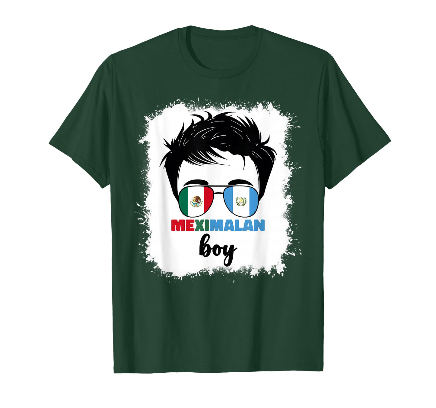 Half Mexican And Guatemalan Mexico Guatemala Boy Kids Boys T-Shirt