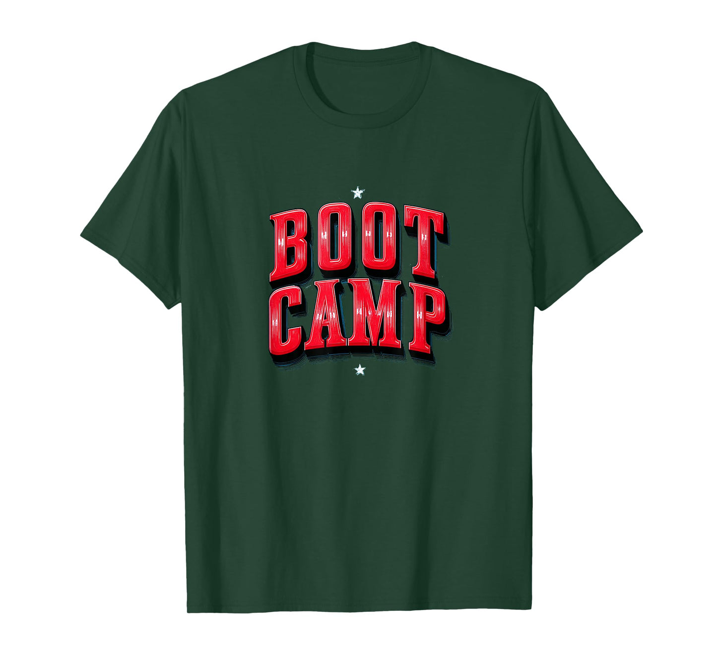 Cool Boot Camp Statement Emblem T-Shirt
