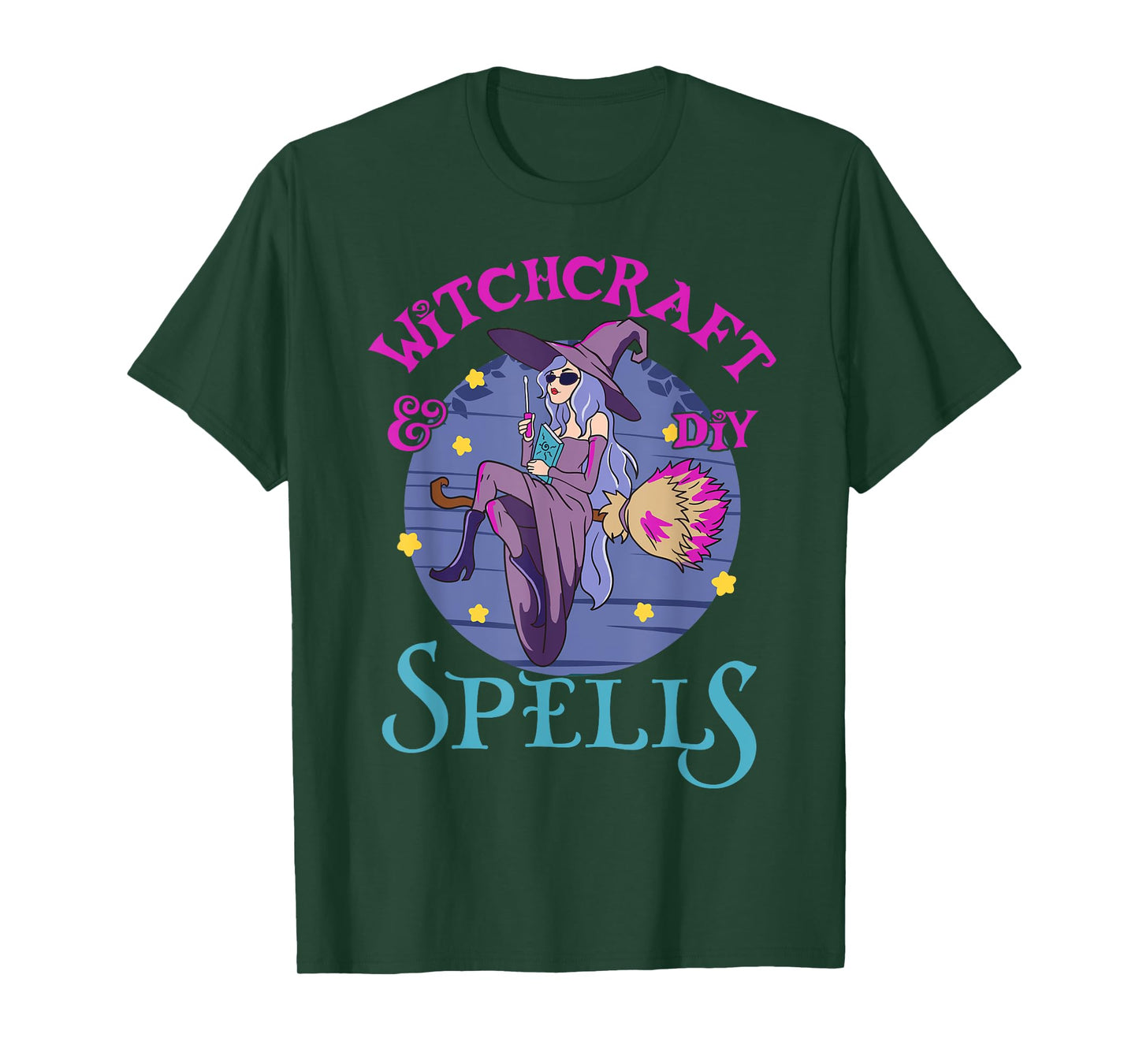 Witchcraft & DIY Spells – Funny Witch for Halloween Lovers T-Shirt