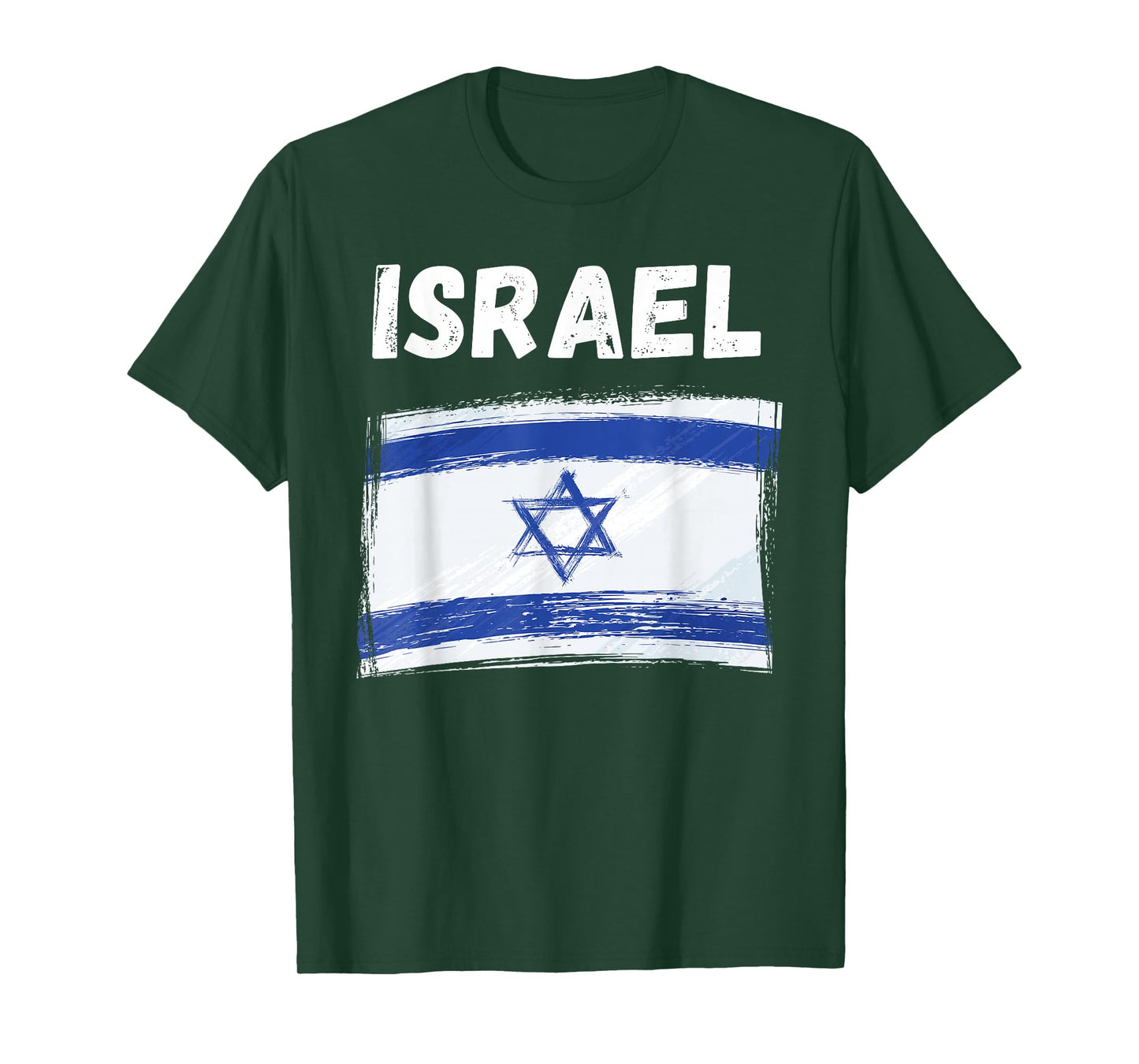 Israel Flag Holiday Vintage Grunge Israeli Flag T-Shirt