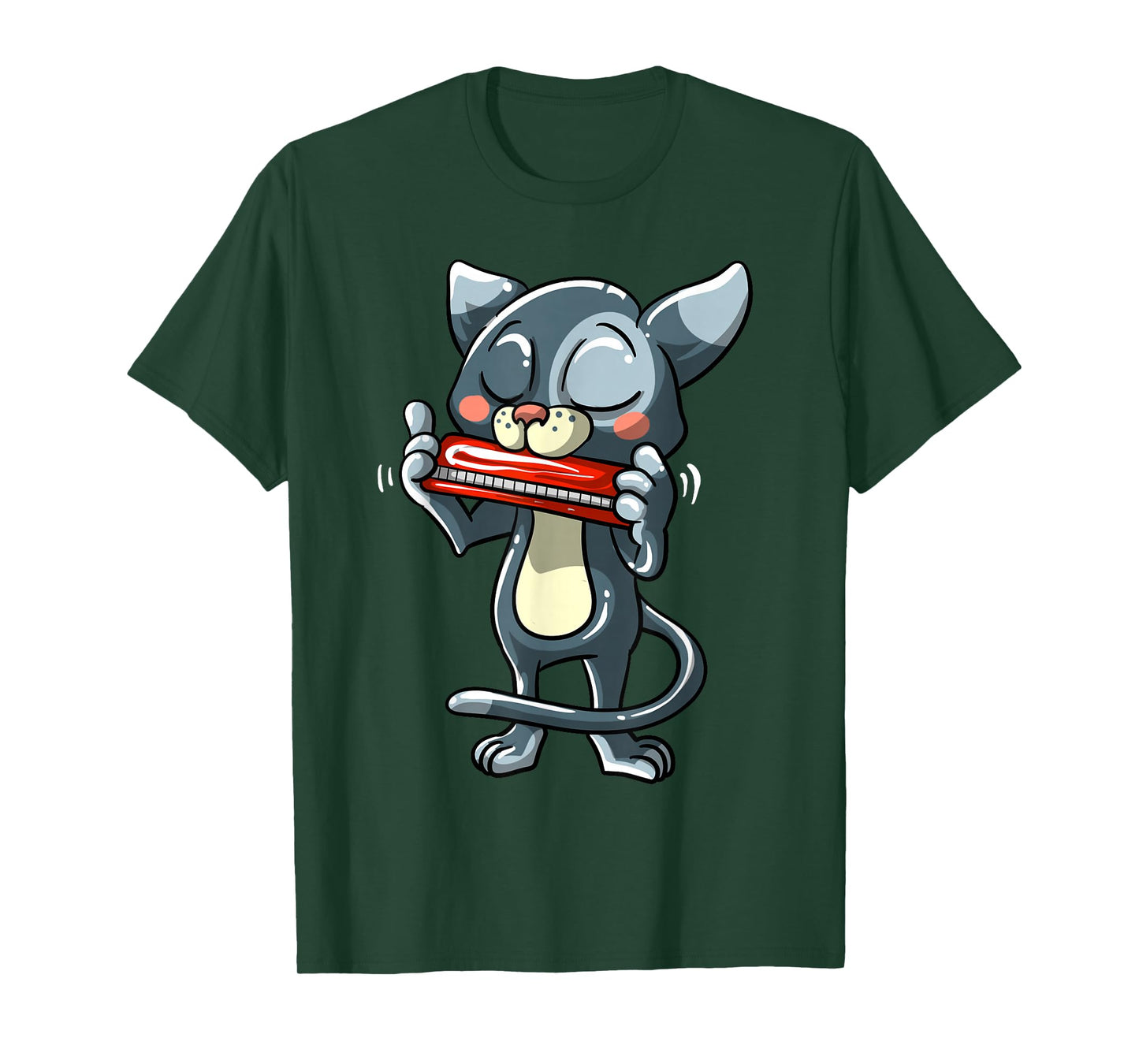 Funny Harmonica Design for Men Women Music Harmonica Lovers T-Shirt