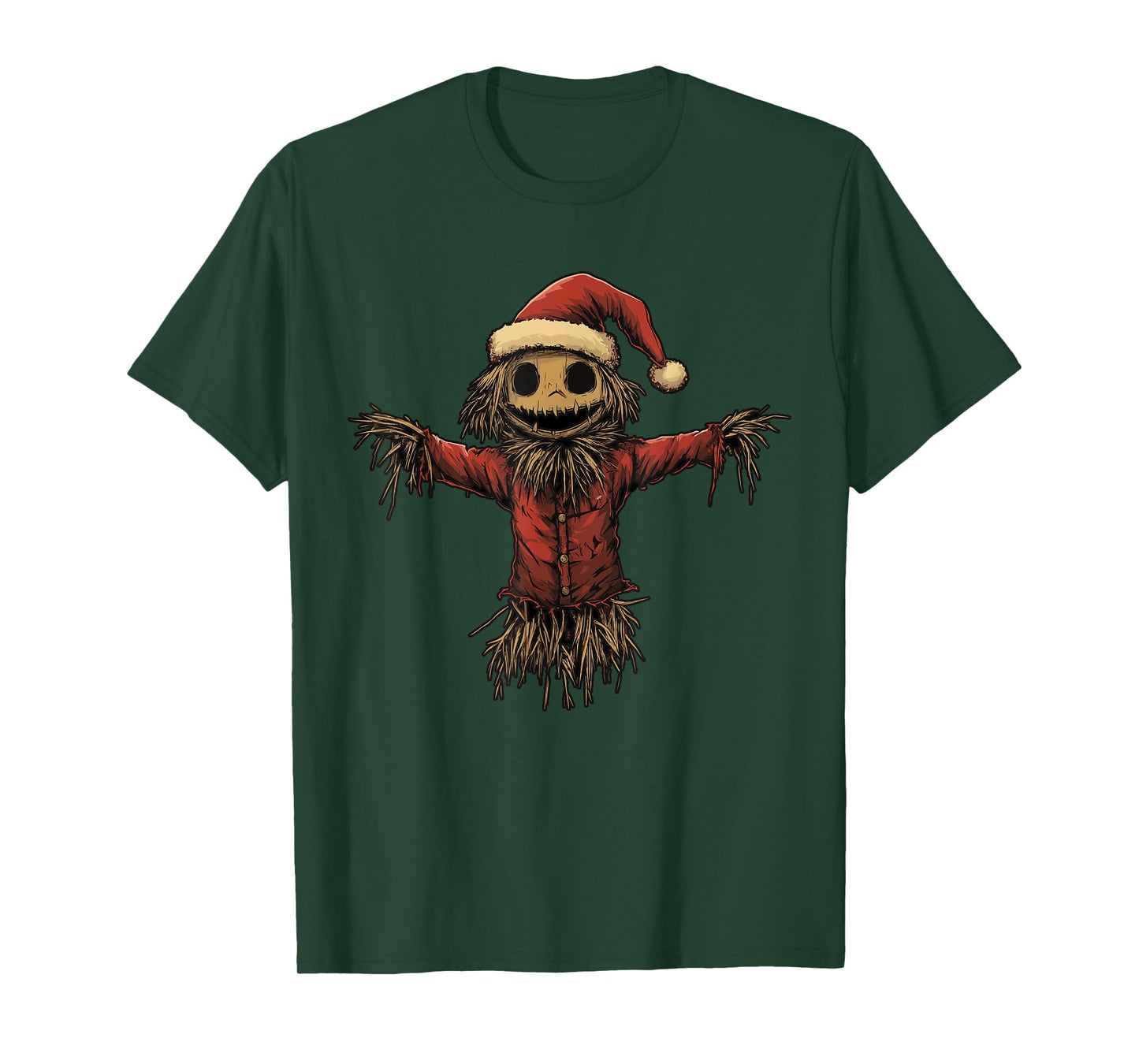 Funny Christmas Scarecrow T-Shirt
