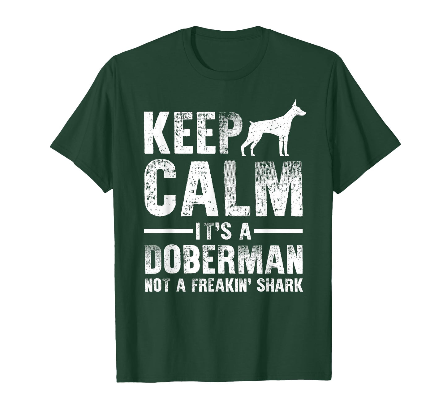 Funny Doberman Art Men Women Doberman Pinscher Dog Walker T-Shirt