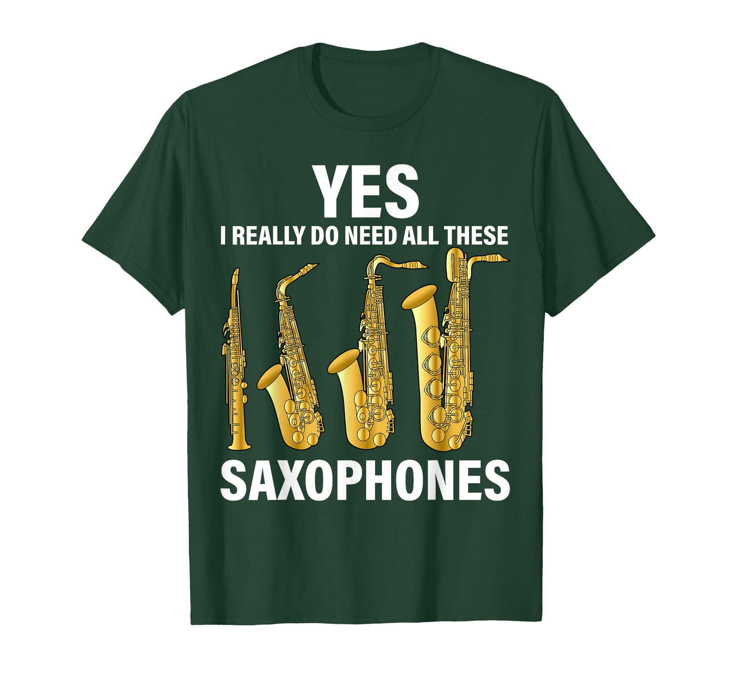 Saxophone Player Music Instrument Jazz Musician Saxophonist T-Shirt