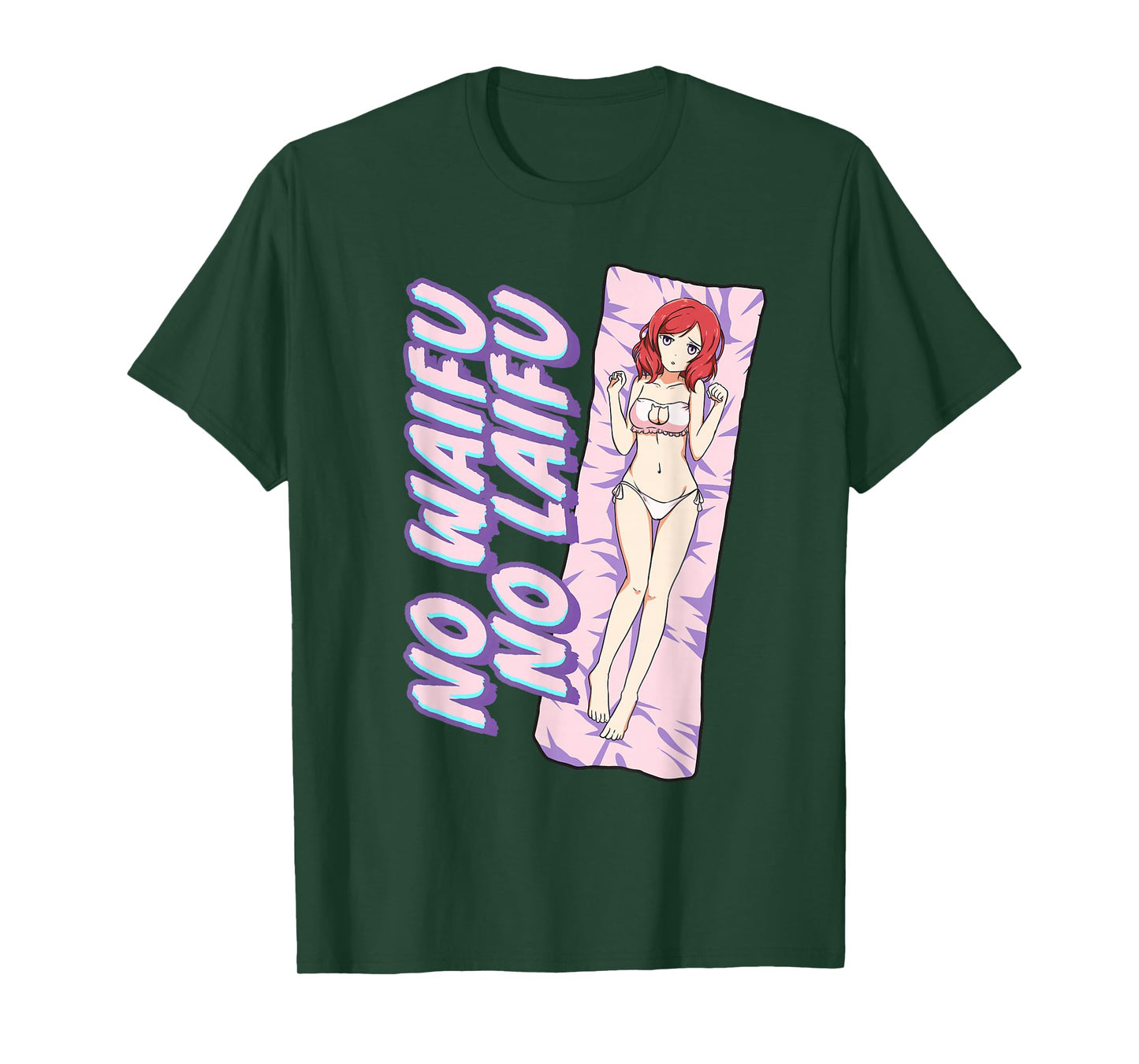 No Waifu No Laifu Anime Japanese Aesthetic Otaku T-Shirt