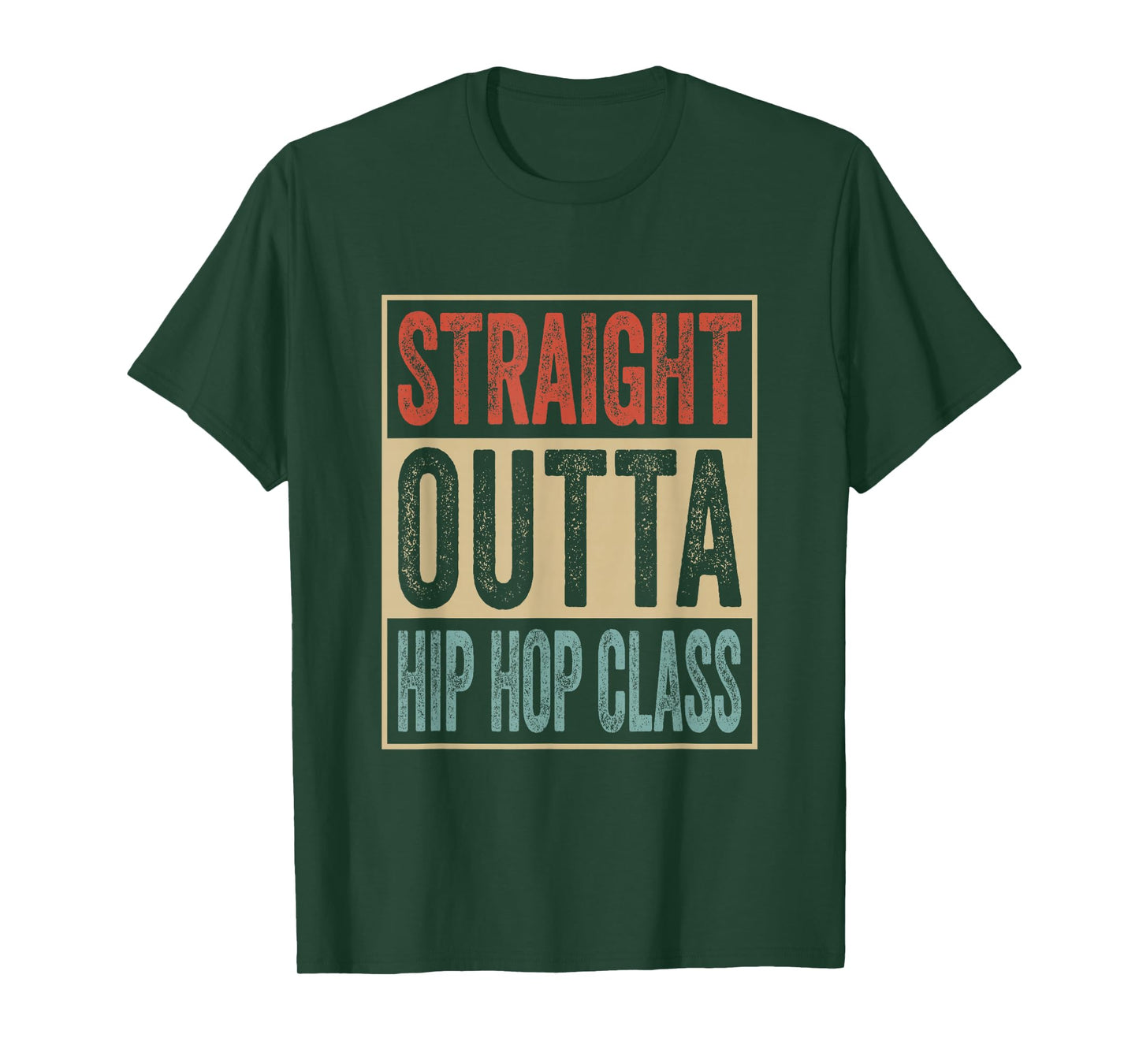 Straight Outta Hip Hop Class Retro Hip-Hop Music Breakdancer T-Shirt