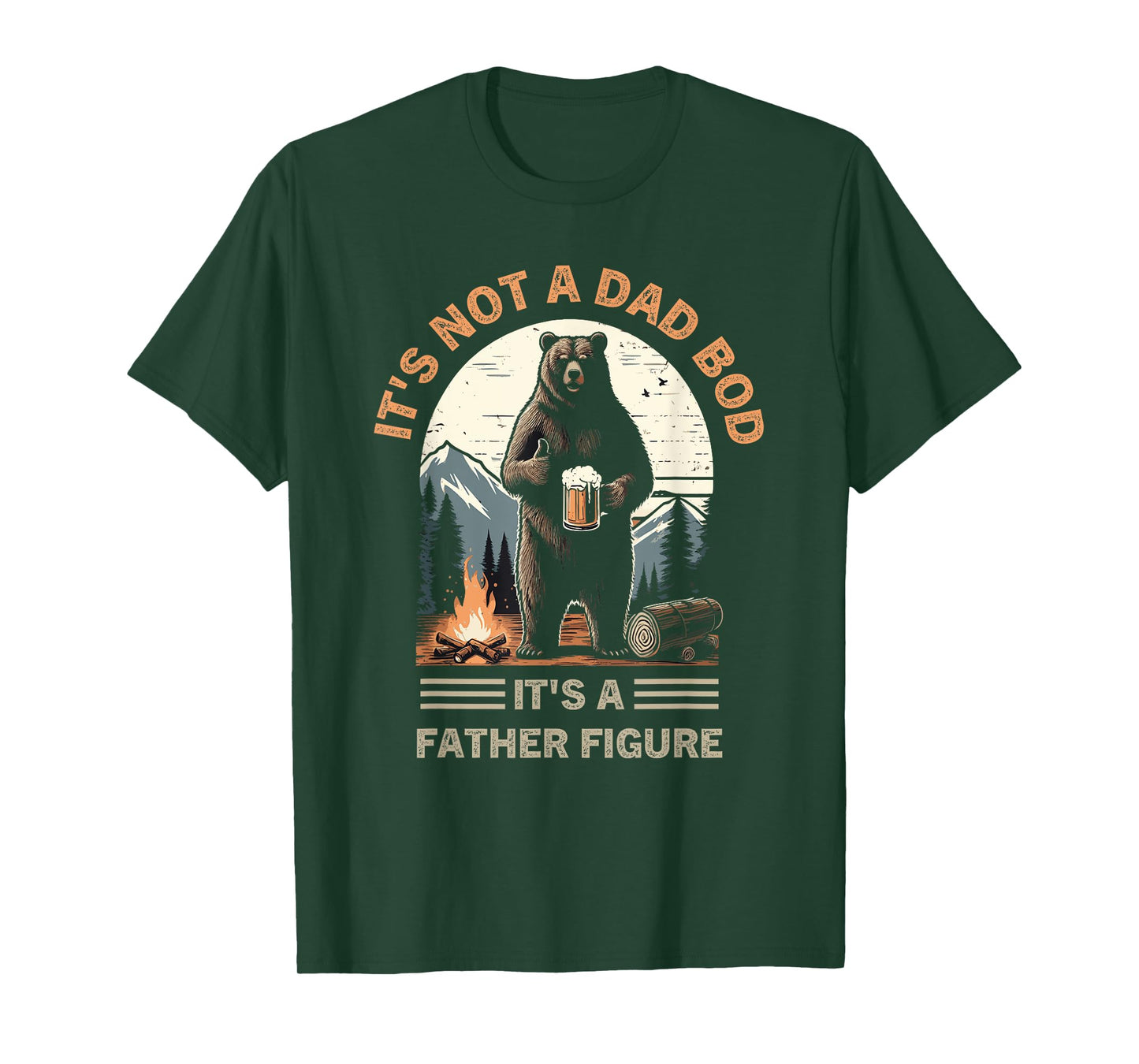 It's Not A Bad Bod It's A Father Figure Family Dad funny T-Shirt