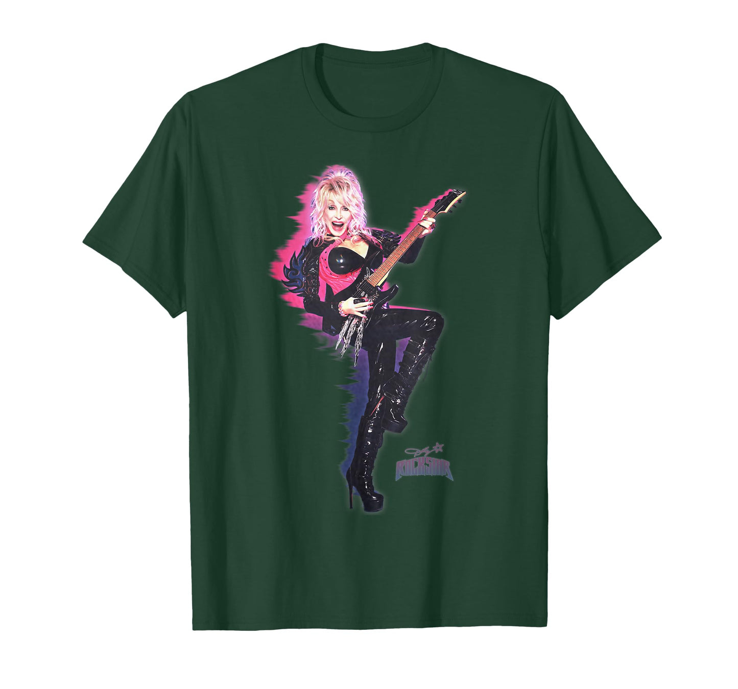Dolly Parton Rockstar on Fire T-Shirt