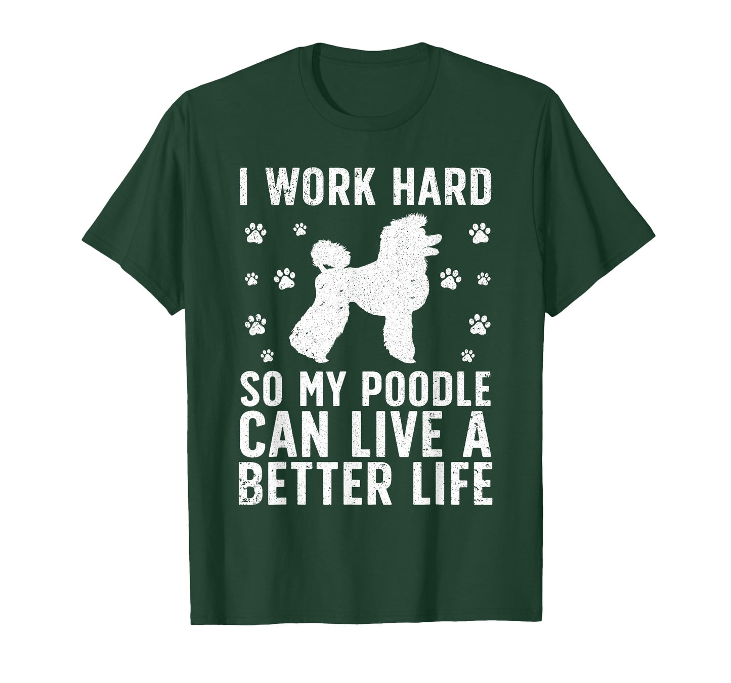 Funny Poodle Design For Men Women Kids Standard Poodle Lover T-Shirt