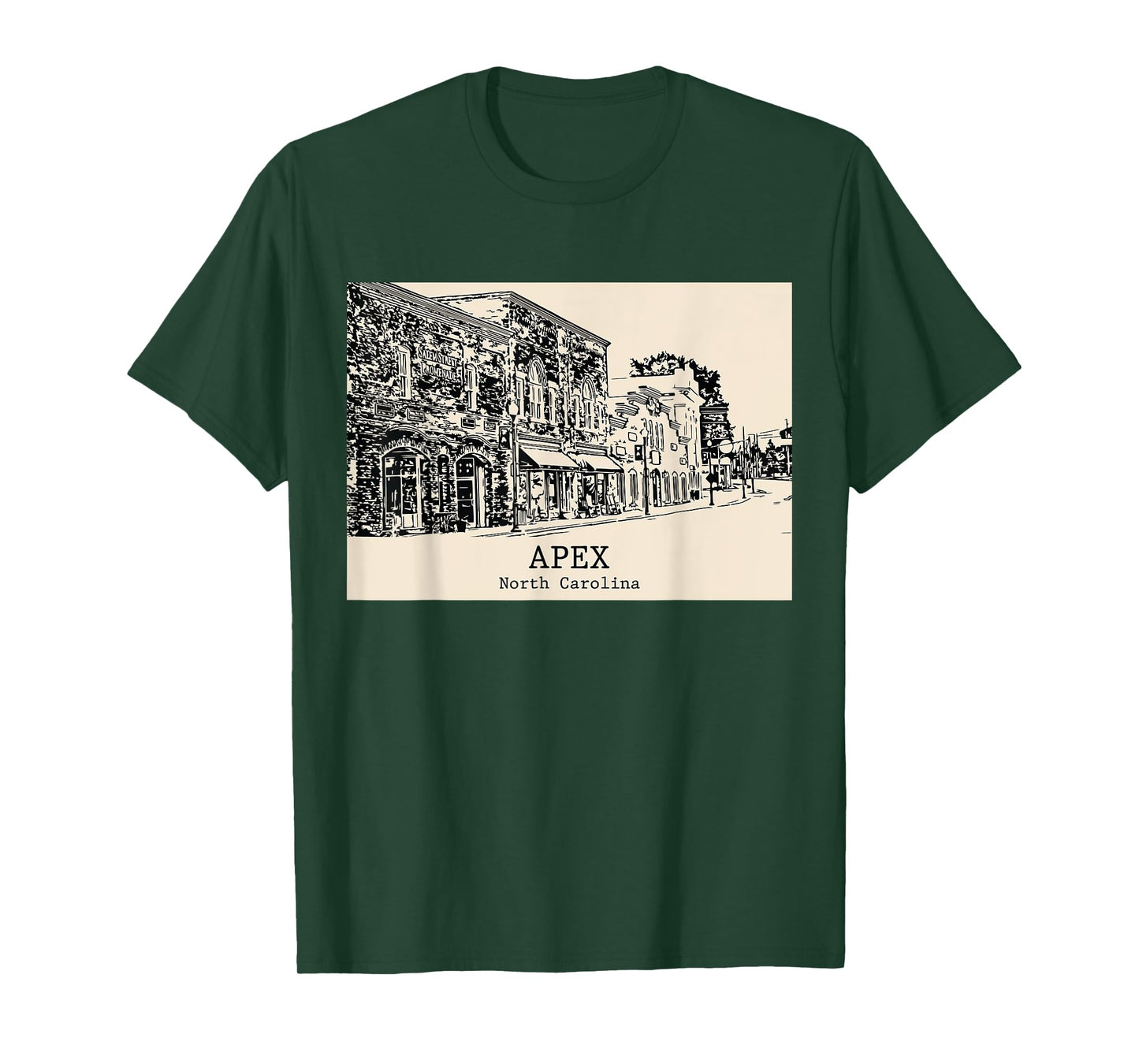 Apex North Carolina Vintage Retro Travel Souvenir T-Shirt
