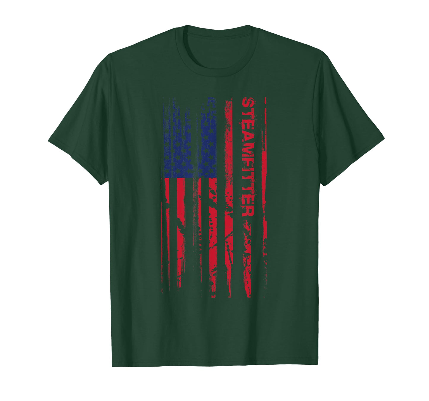 Steamfitter American Flag Freedom Welders Gift T-Shirt