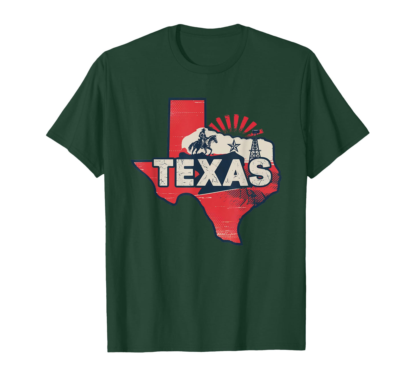 Texas State of Texas Retro Texas T-Shirt