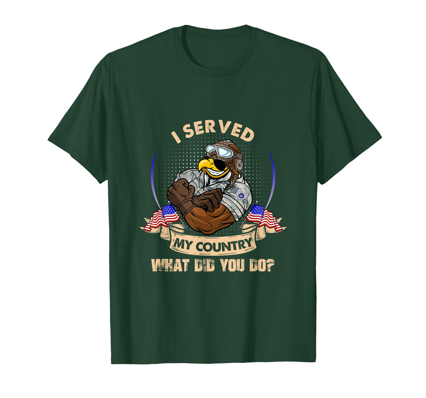 I Served My Country What Did You Do Veteran T-Shirt