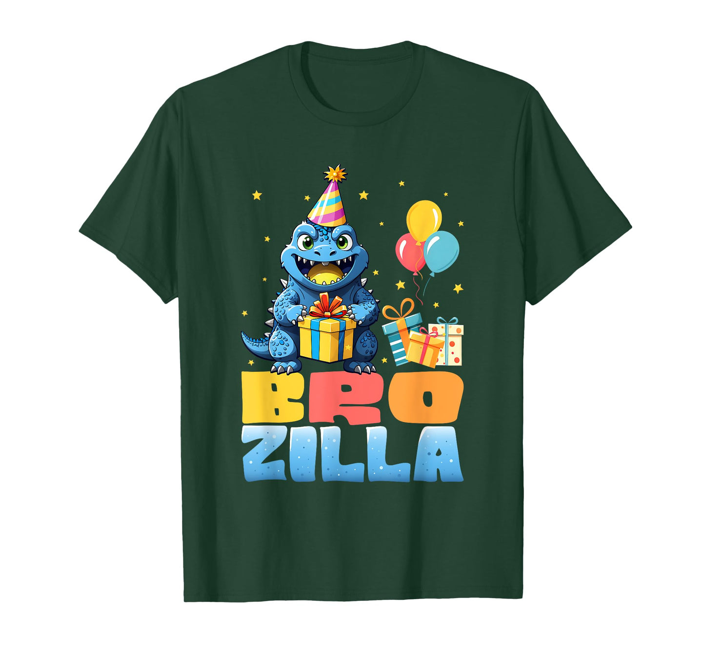 Brozilla Funny Monster Kaiju Family Matching Birthday Boys T-Shirt