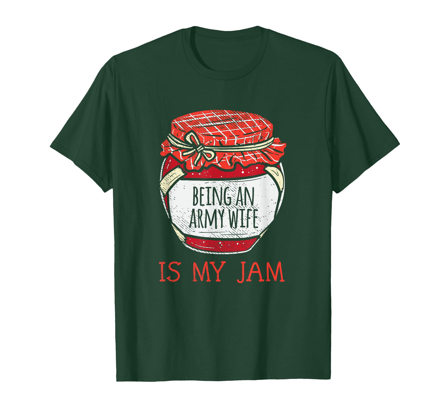 Fun Military Spouse Gifts Women | Cute Meme Proud Army Wife T-Shirt