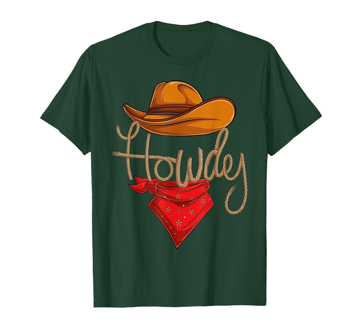 Howdy Cowboy Cowgirl Western Country Rodeo Howdy Men Boys T-Shirt
