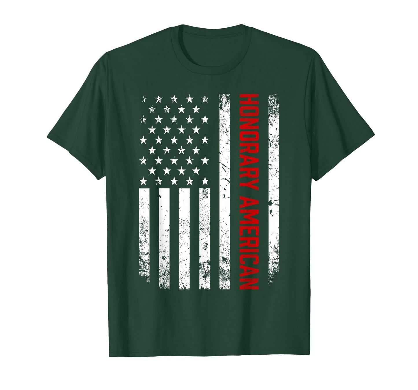 Honorary American US Flag 4th Of July American By Marriage T-Shirt
