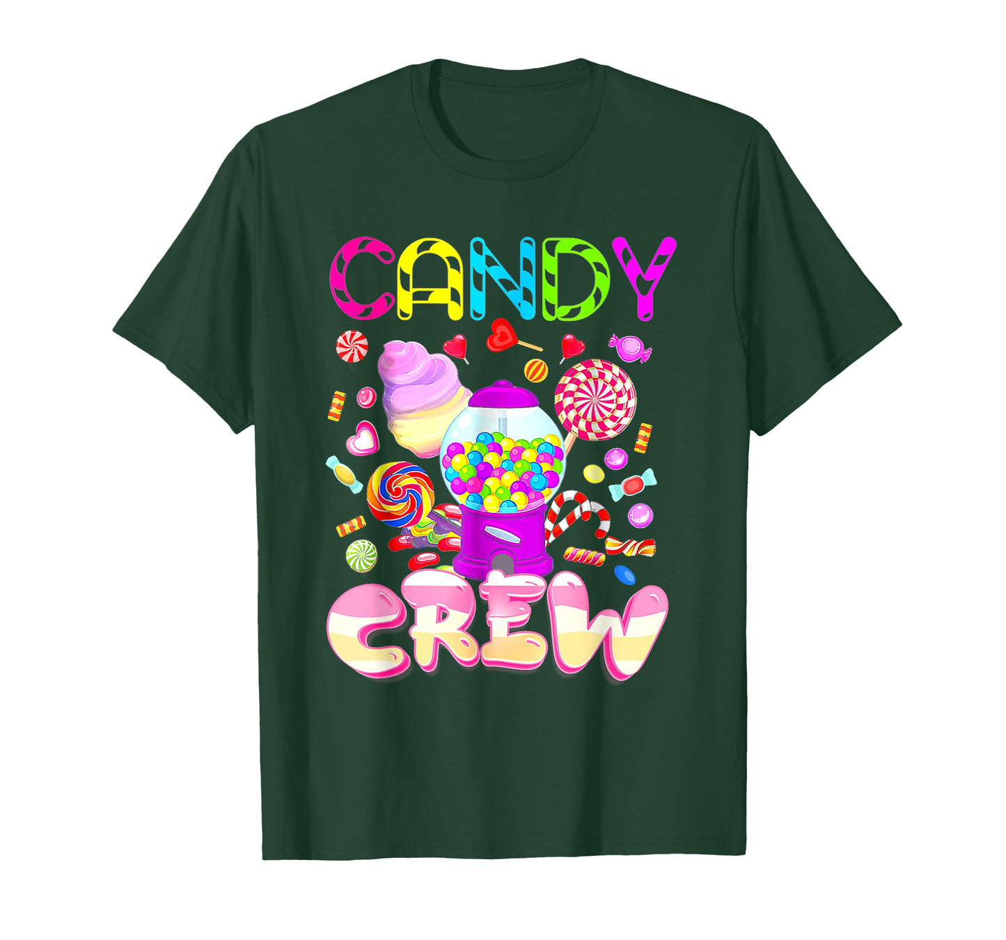 Candy Crew Costume Candy Land Kids Boy Girls Sweet Foods T-Shirt