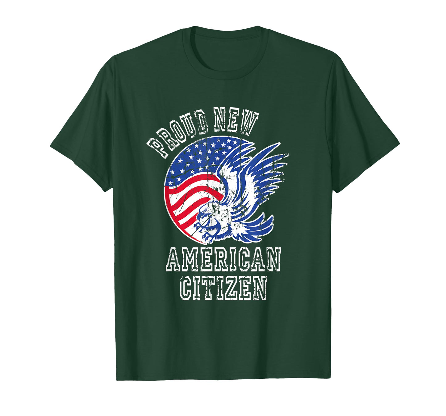 Proud New American Citizen Naturalized Citizen T-Shirt