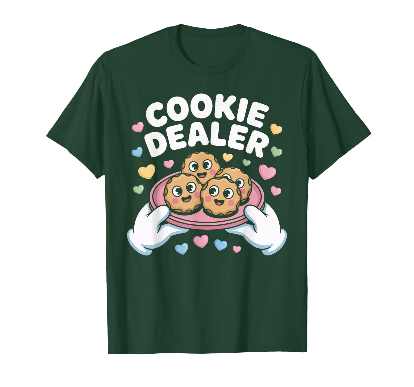 Cookie Dealer Vintage Plate of Christmas Cookies Holiday T-Shirt