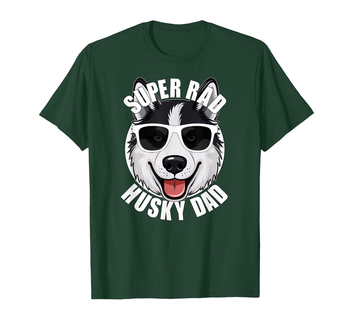 Husky Dad Funny Father’s Day Siberian Husky Dog Dad Men’s T-Shirt