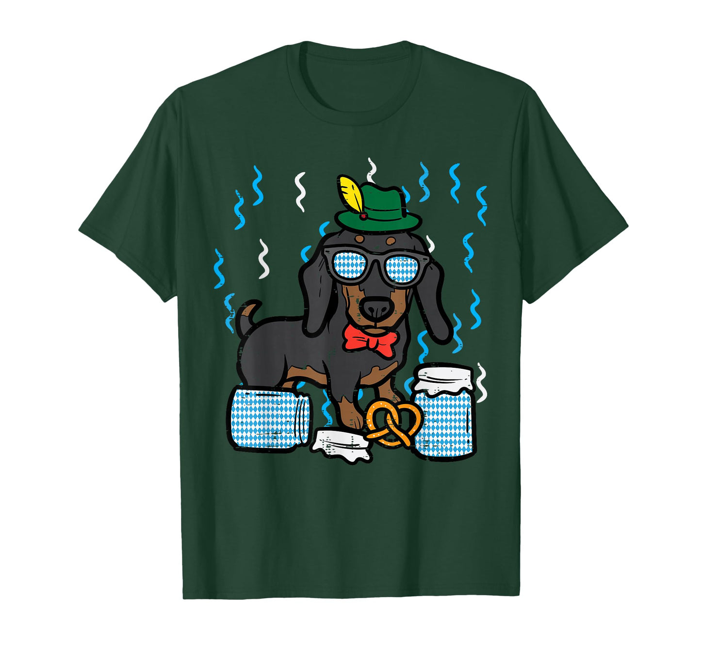 Oktoberfest German Dachshund Dog Owner Doxie Kids Women Men T-Shirt