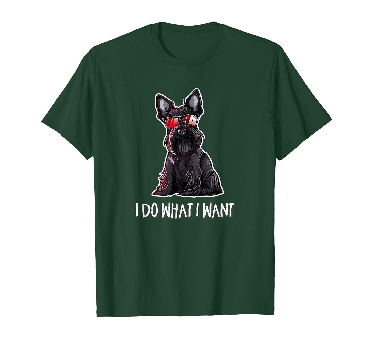 Mens Womens Sunglasses Do What I Want Scottish Terrier Lover T-Shirt