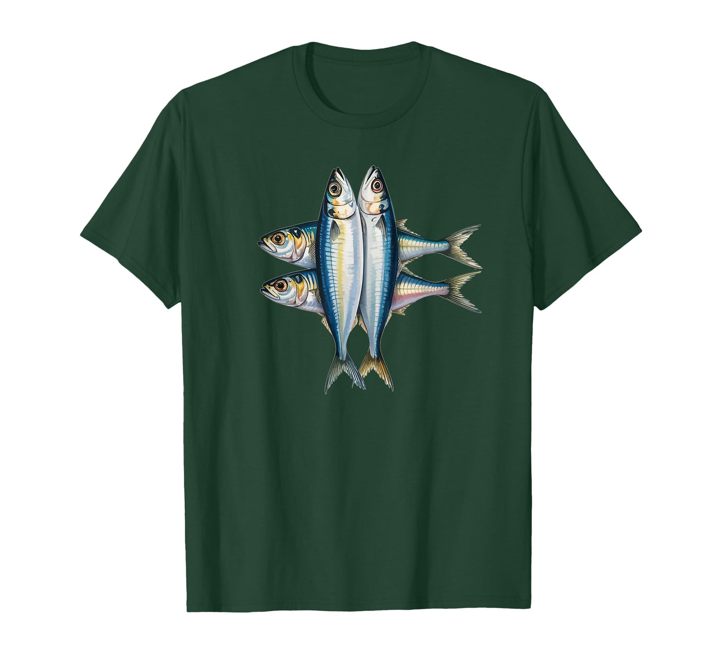 Sardines Fishing Lover Shirt for Seafood Enthusiasts Men T-Shirt