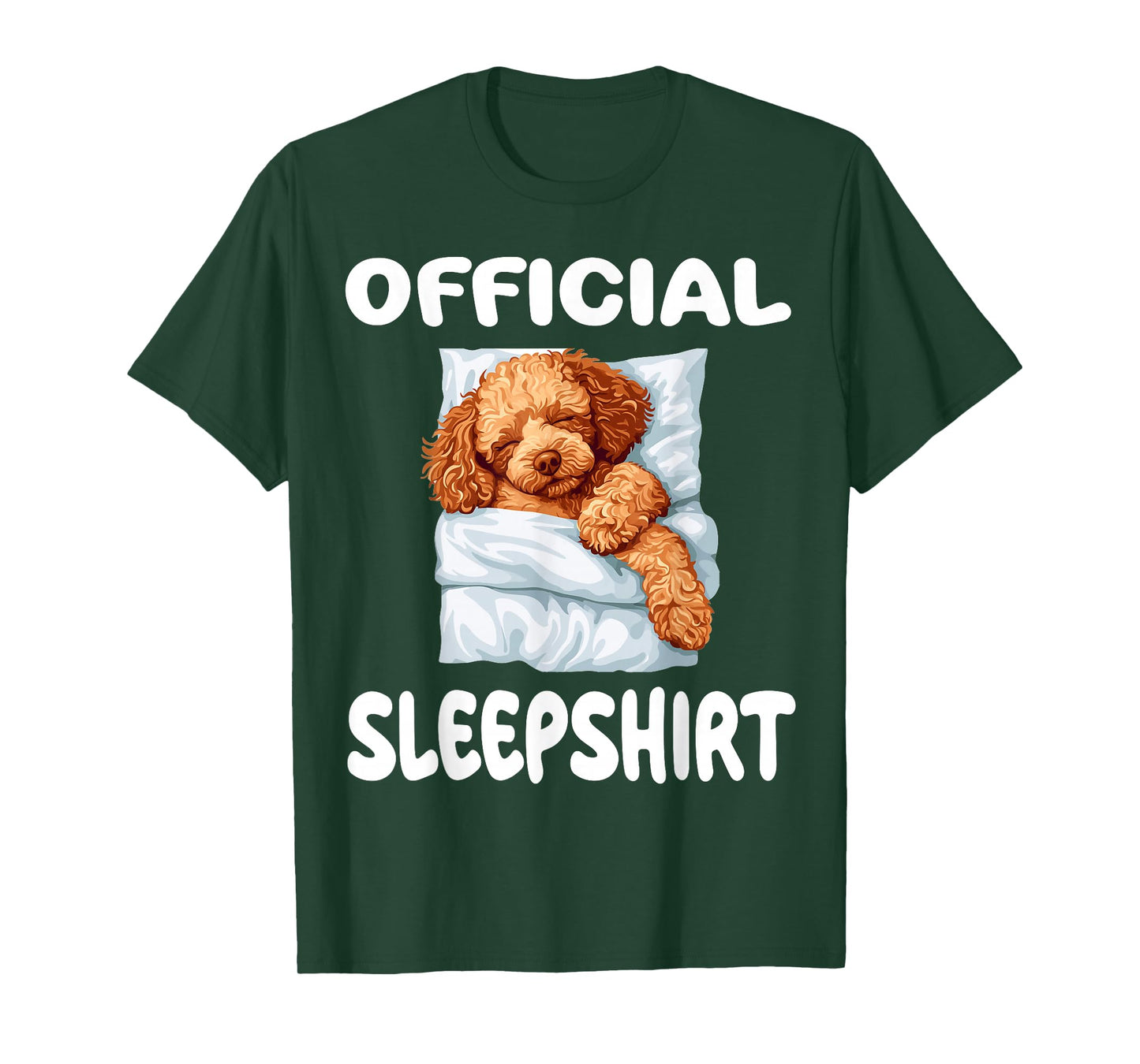 Toy Poodle Dog Official Sleepshirt Pajamas Nightgown T-Shirt