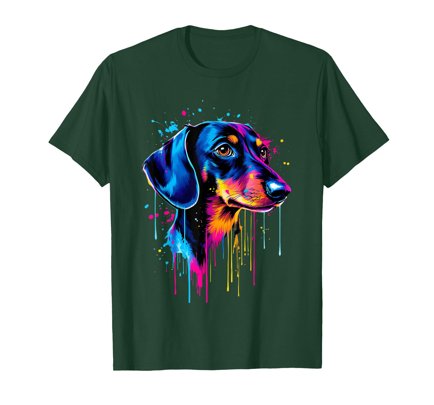 Dachshund Lovers Colorful Pop Art Dachshund T-Shirt