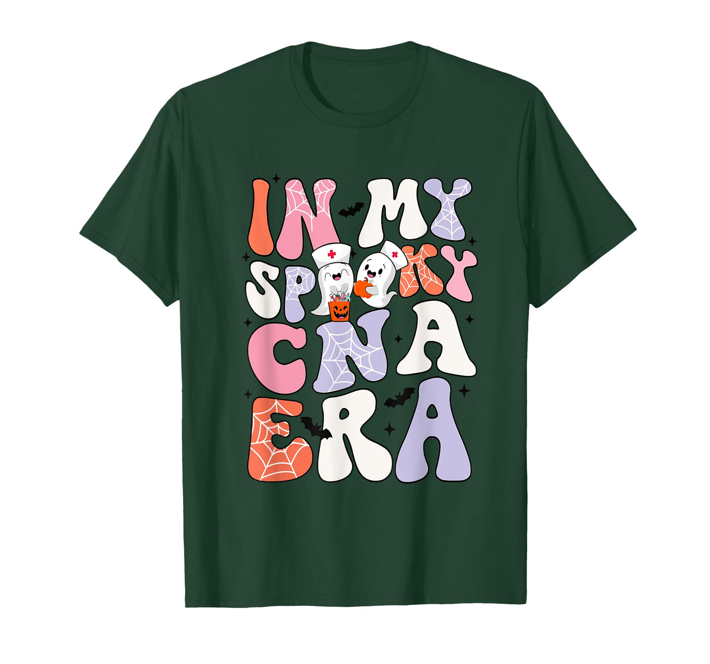 In My Spooky CNA Era Halloween Certified Nursing Assistants T-Shirt
