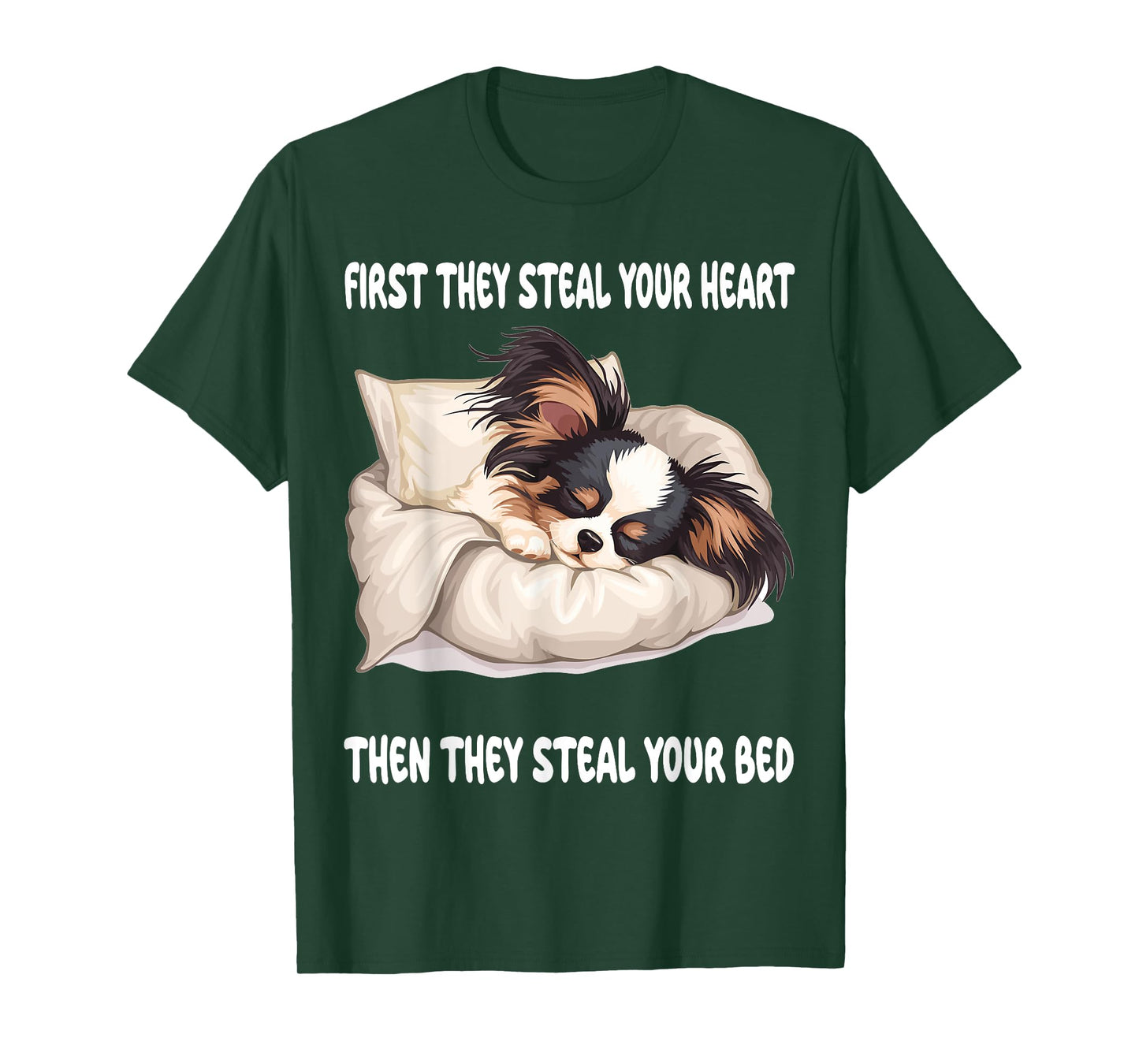 Papillon Sleeping Pajamas Nightgown T-Shirt