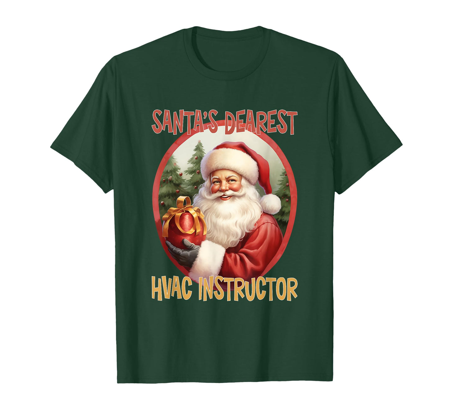 HVAC Instructor Christmas Holiday Love Xmas T-Shirt