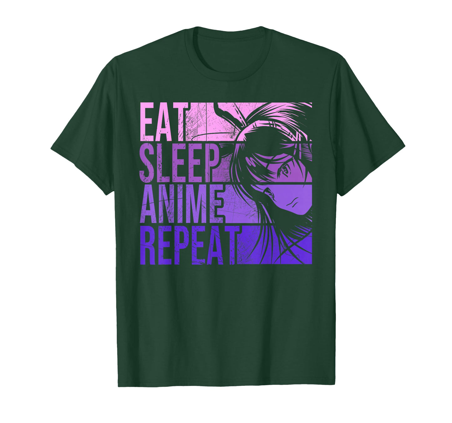 Eat Sleep Anime Repeat - Anime Lovers Gifts Idea Girls T-Shirt