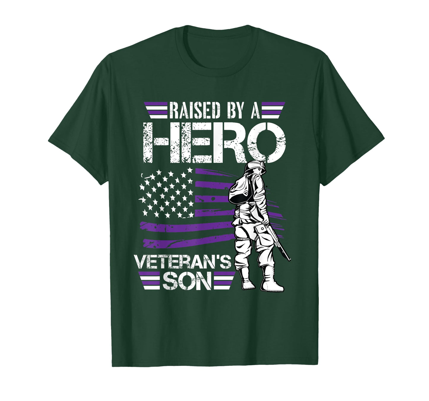 Veteran Son Month Of The Military Child Army Soldier Kids T-Shirt