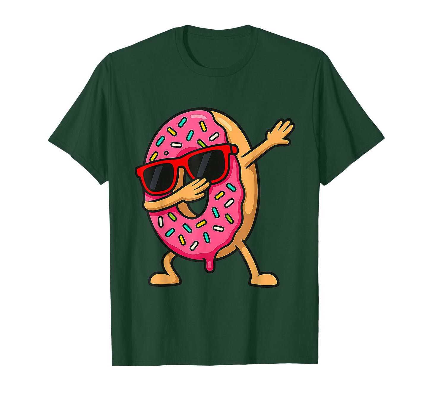 Cool Dabbing Donut Graphic Funny Dab Food Lover Men Women T-Shirt